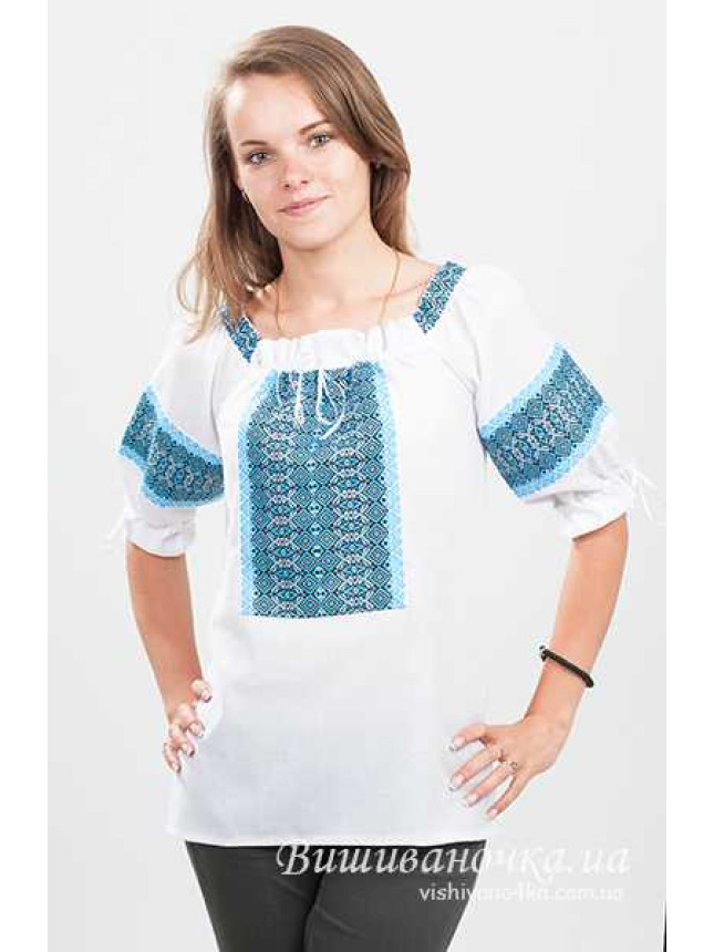 Women's vyshyvanka, cotton 0053 size 46