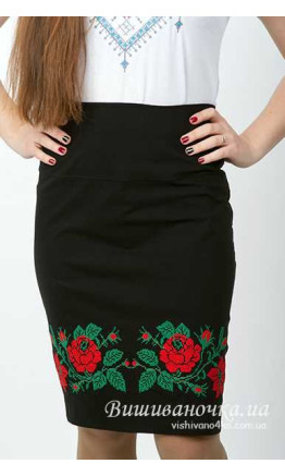 Women's skirt with embroidery 0096