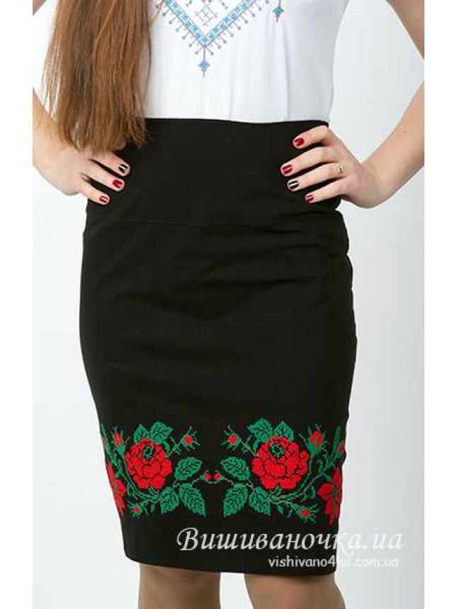 Women's skirt with embroidery 0096