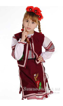 Ukrainian suit for a girl 0167