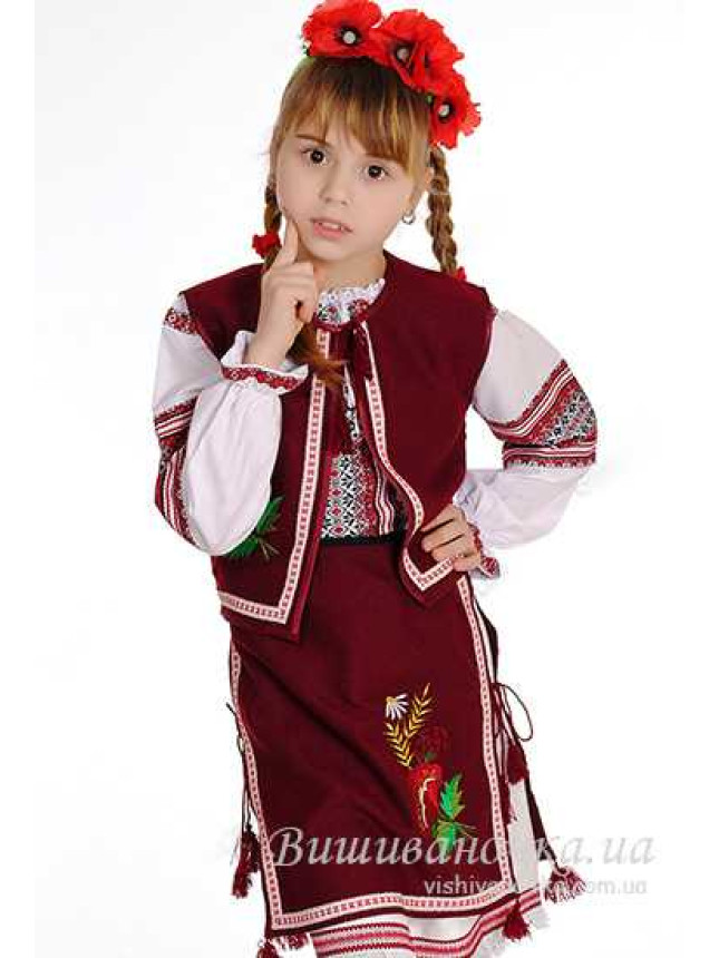Ukrainian suit for a girl 0167