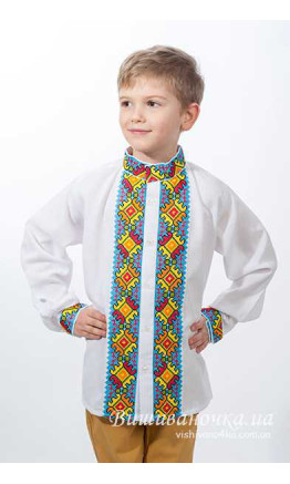 Вишиванка на хлопчика, з гудзиками 0190