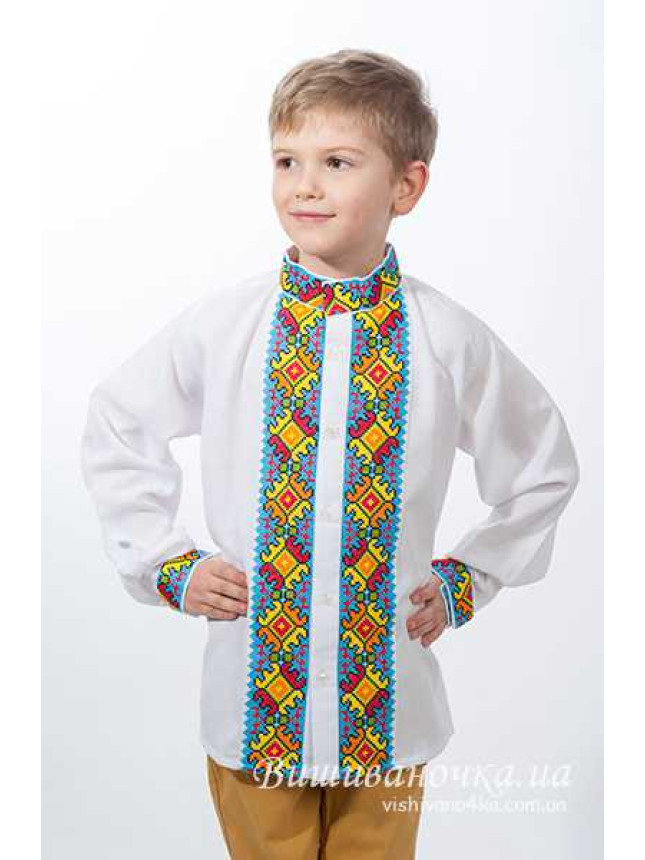 Вишиванка на хлопчика, з гудзиками 0190