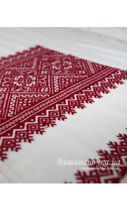 Вишитий низинкою рушник 1,9м 035