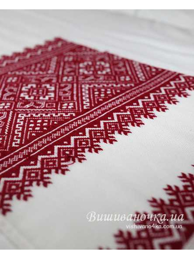 Вишитий низинкою рушник 1,9м 035