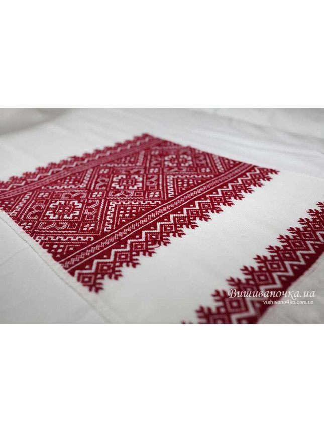 Вишитий низинкою рушник 1,9м 035