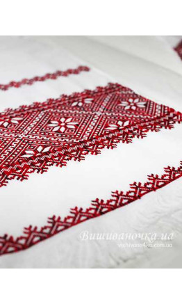 Вишитий низинкою рушник 1,9м 032
