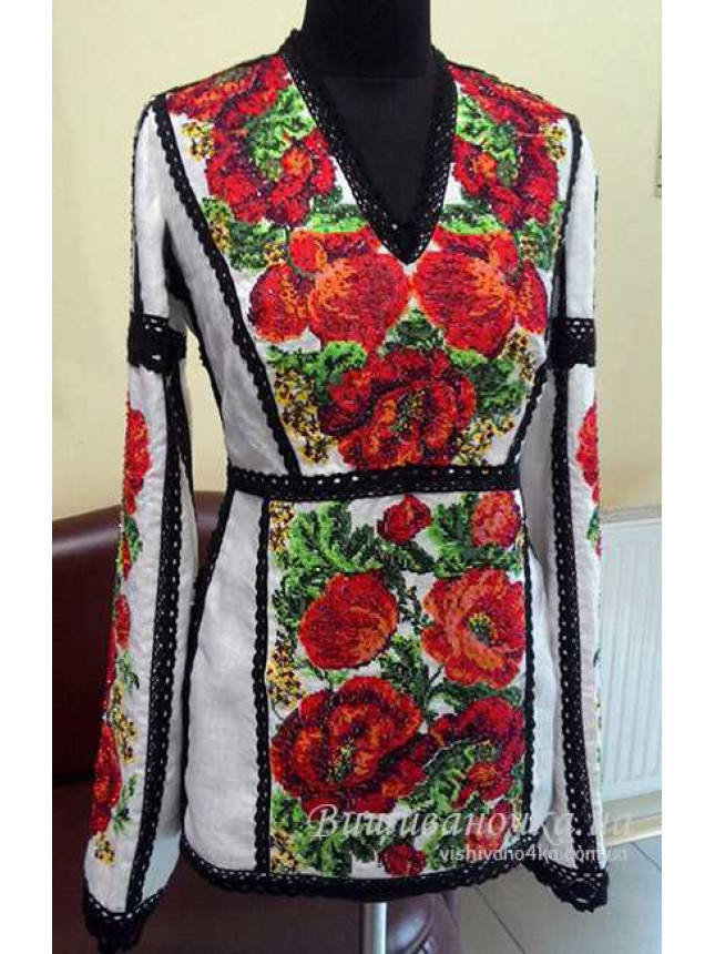 Women's shirt with embroidery 3041