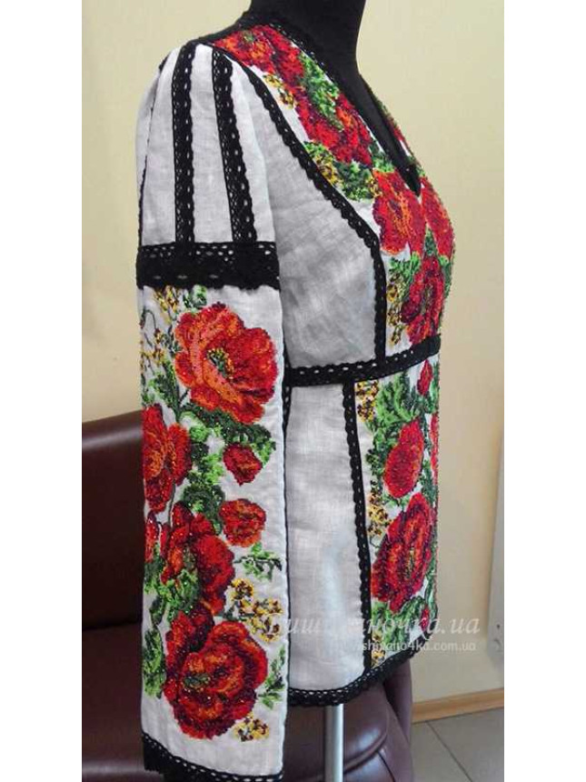 Women's shirt with embroidery 3041