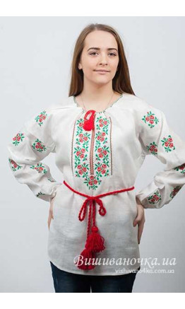 Женская вышиванка крестик 3724