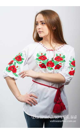 Женская блузка с вышивкой 3735