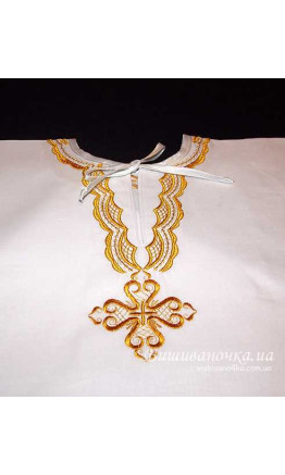 Крыжма и рубашечка на крещение 4103