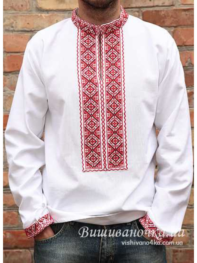 Men's handmade vyshyvanka 5011