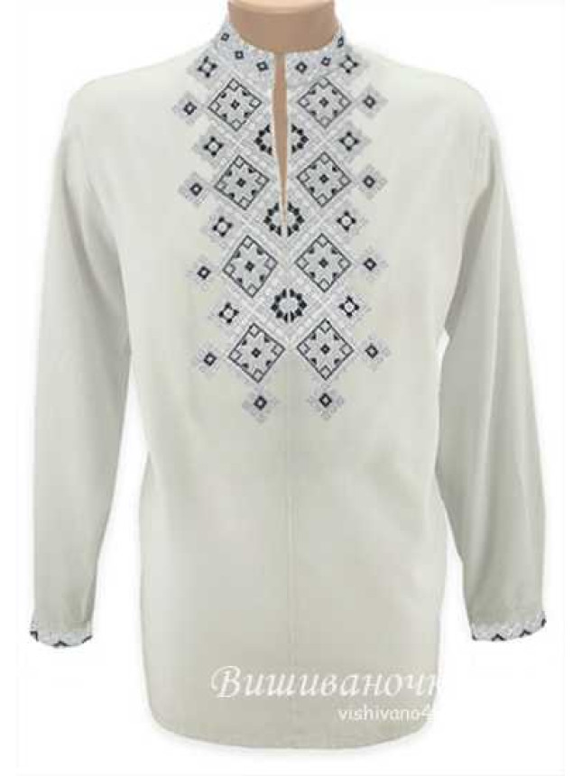 Men's bead embroidered vyshyvanka 7902