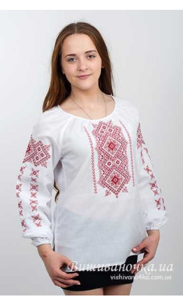 Женская вышиванка на хлопковой ткани, 0020