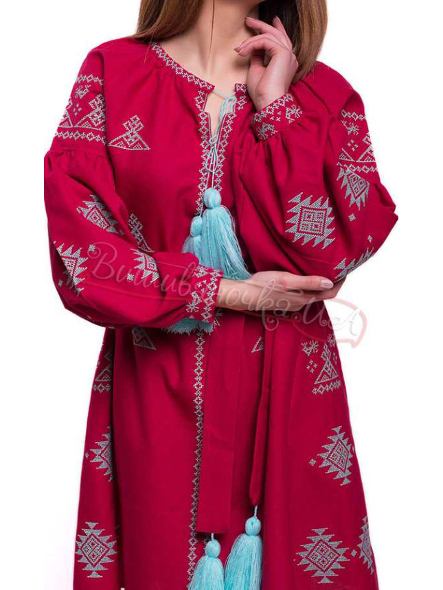 Яскрава жіноча сукня SL05