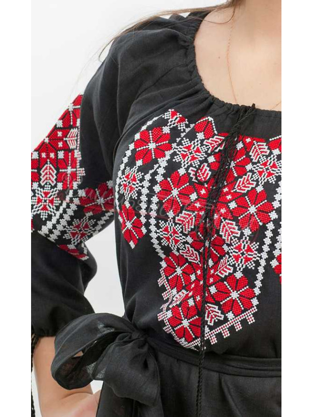 Women's vyshyvanka shirt 3211 size 44 fabric Cotton