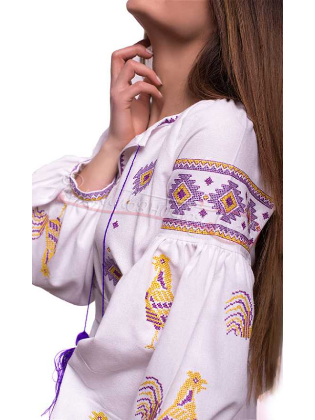 Women's embroidered dress SL07 size 44