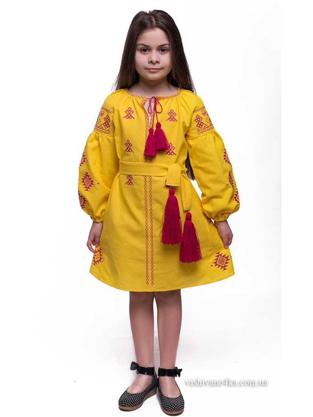 Bright dress for a girl SL01 size 116