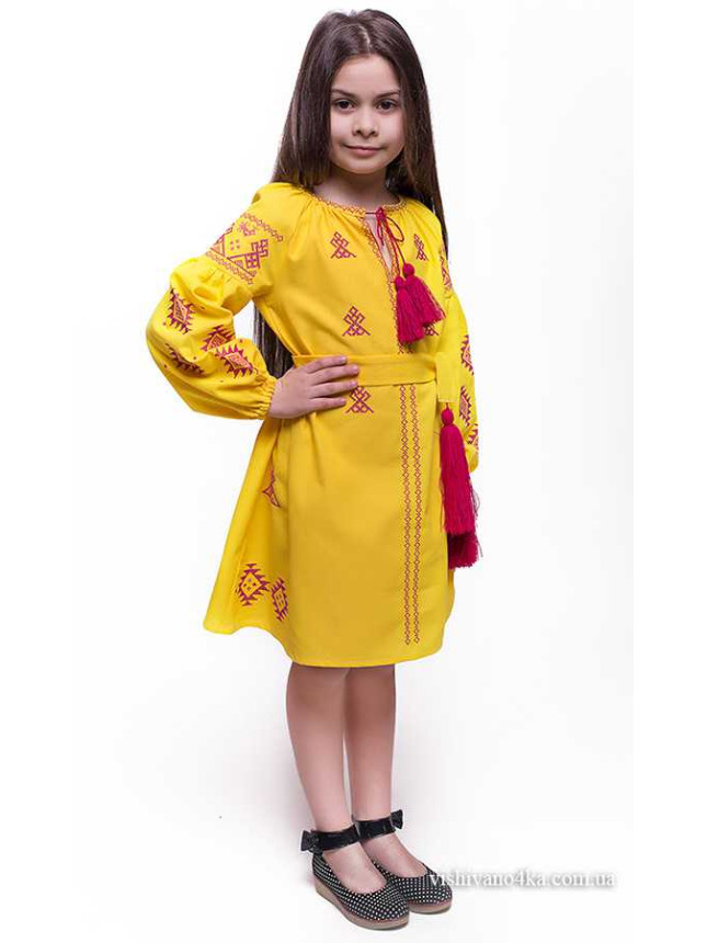 Bright dress for a girl SL01 size 116