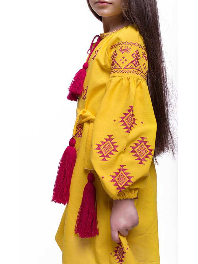Bright dress for a girl SL01 size 116