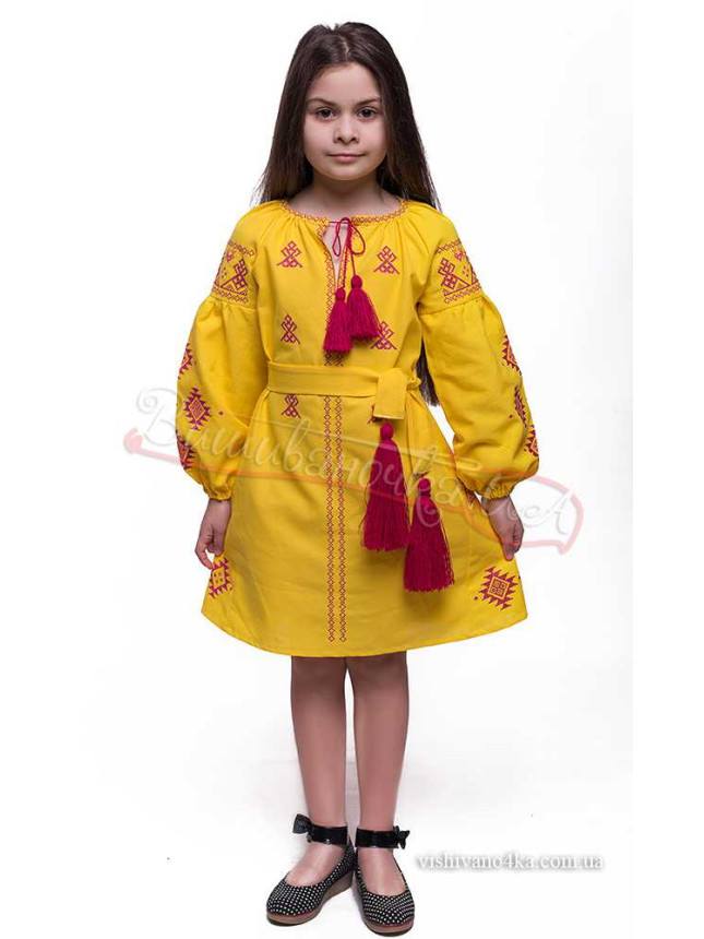 Set of dresses for mother and daughter SL03 colour Yellow