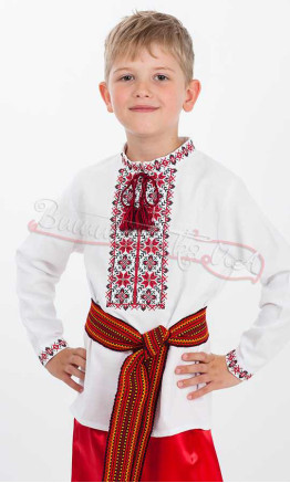 Вышиванка на мальчика, хлопок 716-2
