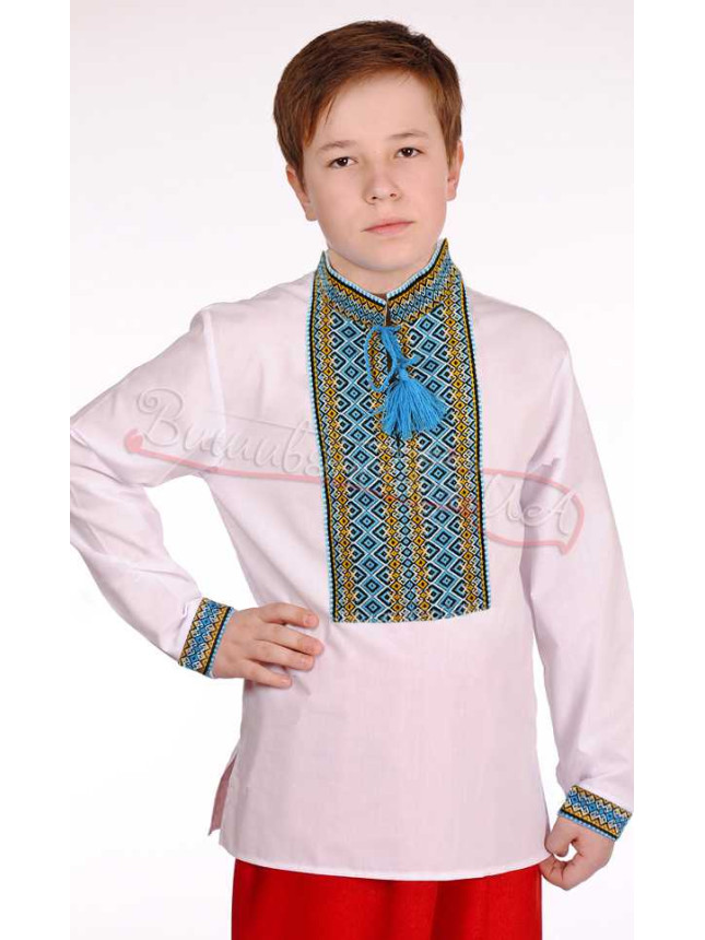 Vyshyvanka shirt for a boy 0117 size 122