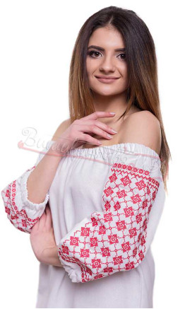 Youthful summer dress SL22 colour White