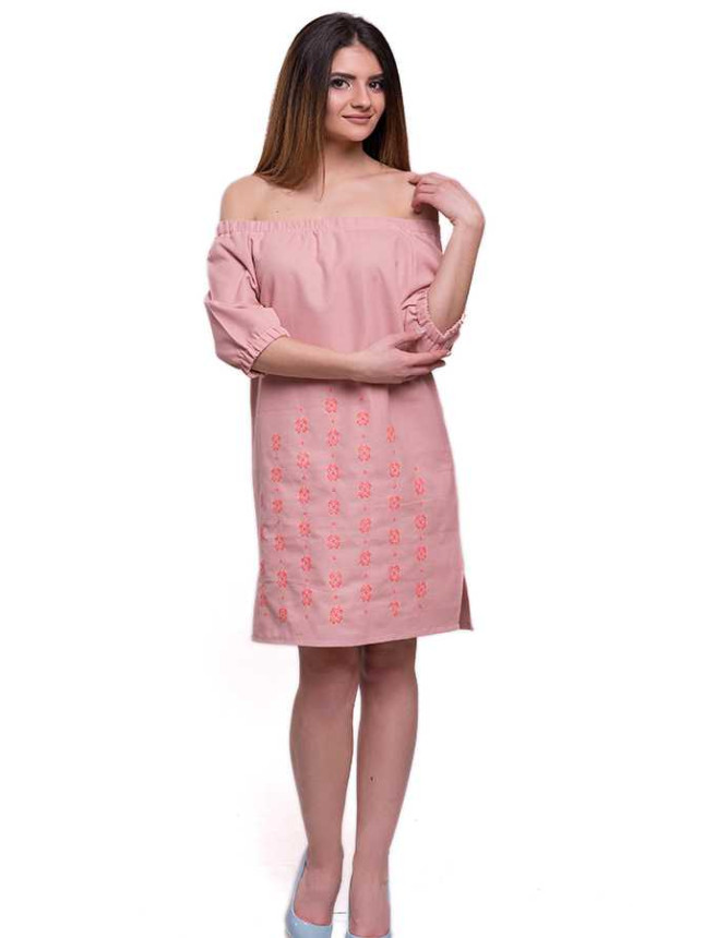 Youthful dress handmade SL18 colour Raspberry size 104