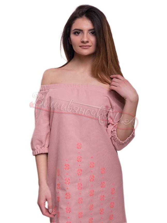 Youthful dress handmade SL18 colour Raspberry size 104