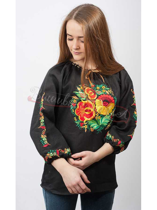 Women's shirt with embroidery 3732