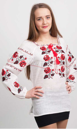 Женская рубашка с вышивкой 3716