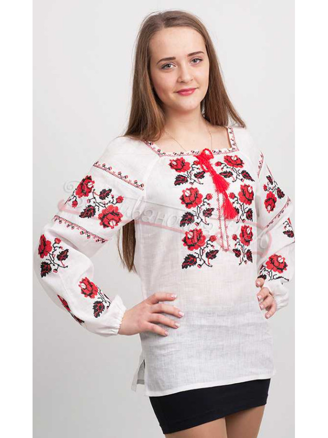 Women's shirt with embroidery 3716
