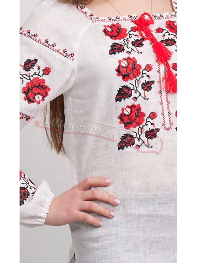 Women's shirt with embroidery 3716