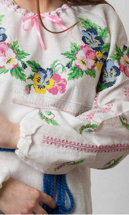 Women's vyshyvankas in linen 3726