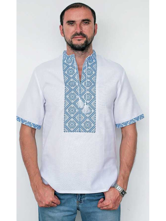 Men's vyshyvanka with short sleeves 2015к