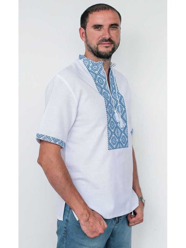 Men's vyshyvanka with short sleeves 2015к