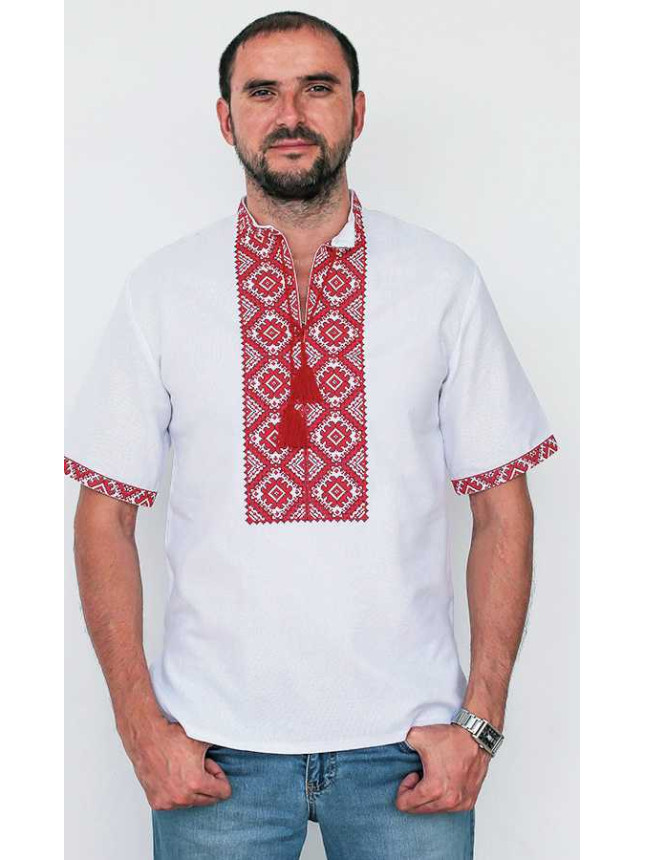 Men's shirt with short sleeves 2014