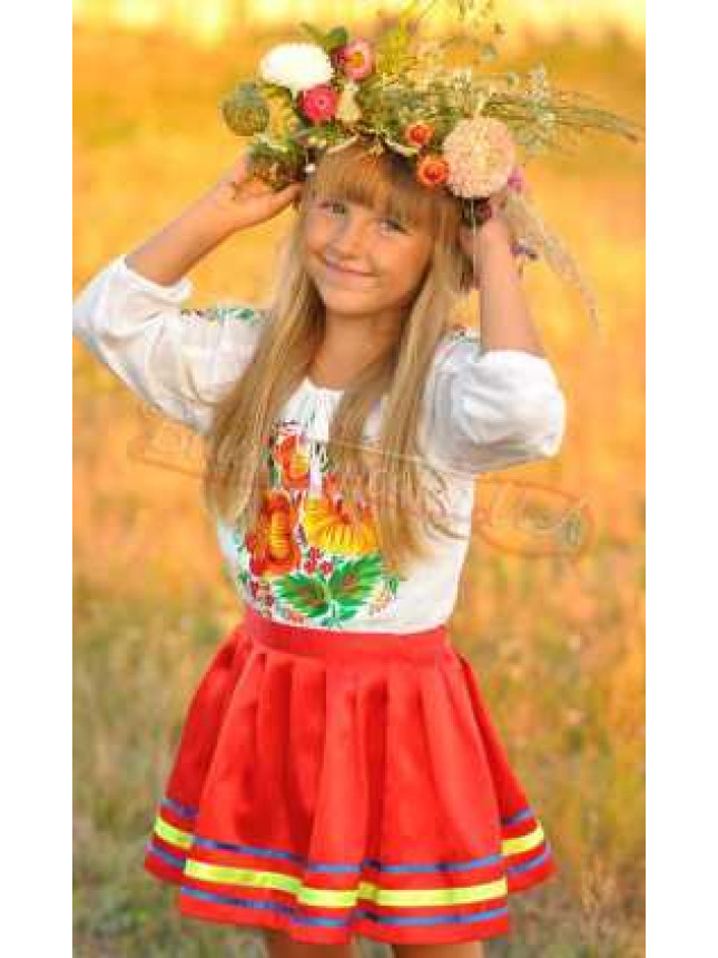 Children's vyshyvanka Petrykivka 7062 size 152