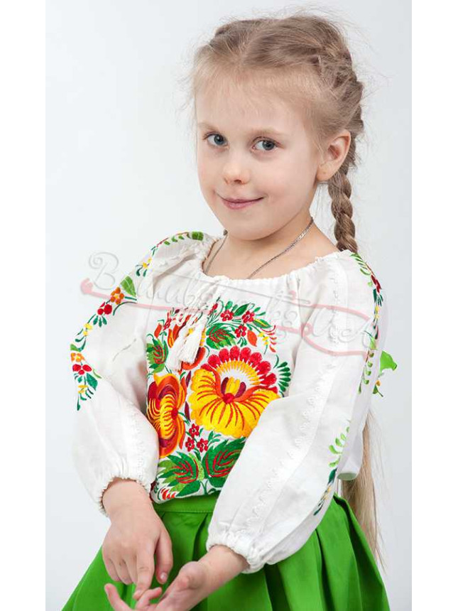 Children's vyshyvanka Petrykivka 7062 size 152