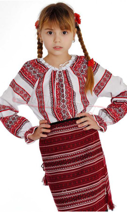 Вишиванка дитяча для дівчинки 0152