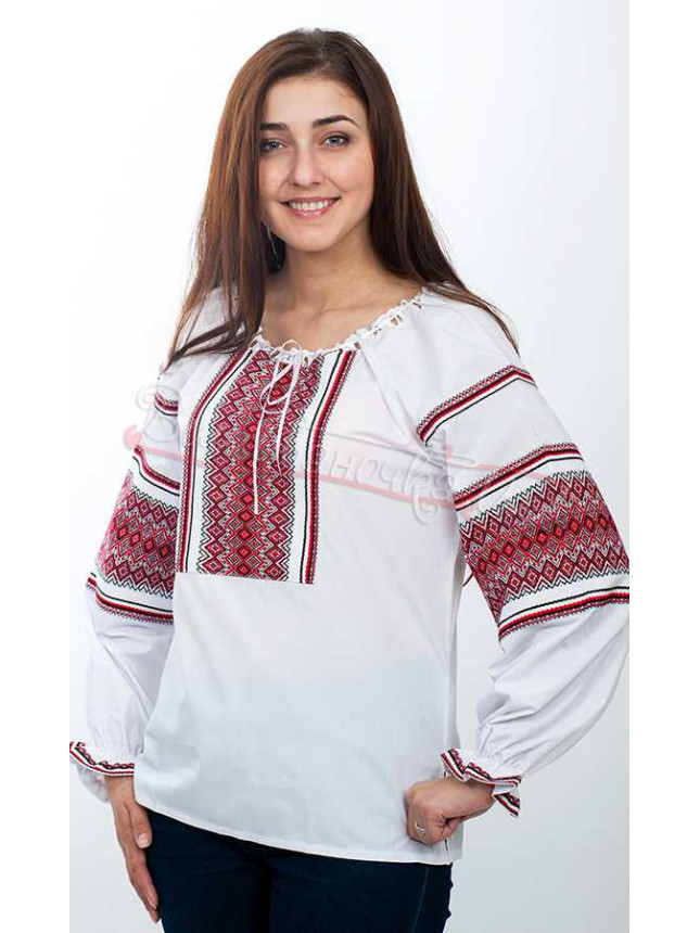 Shirt- women's vyshyvanka, cotton 0035 size 46
