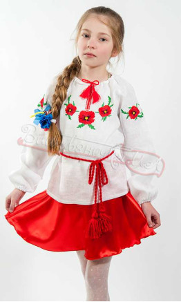 Вишиванка дитяча, на дівчинку 0178
