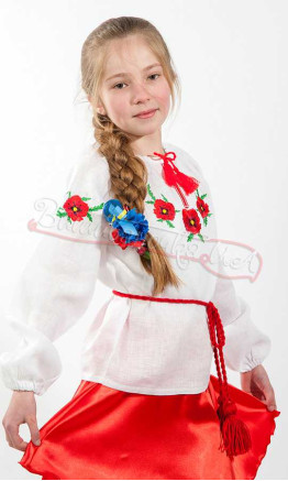 Вишиванка дитяча, на дівчинку 0178