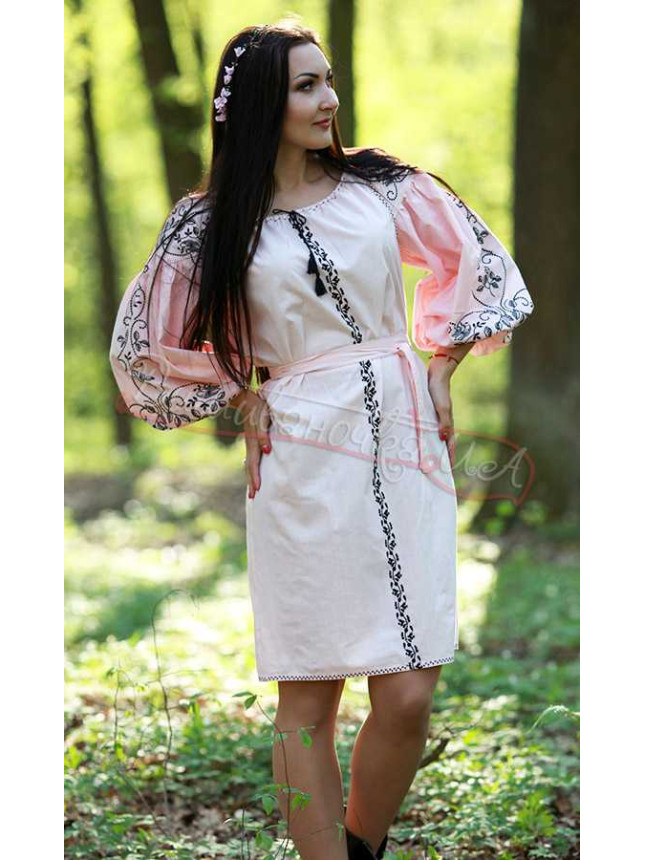 Elegant dress with embroidery 7119
