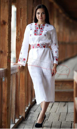 Вишита жіноча сукня 7081