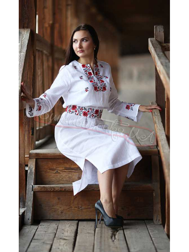 Вишита жіноча сукня 7081