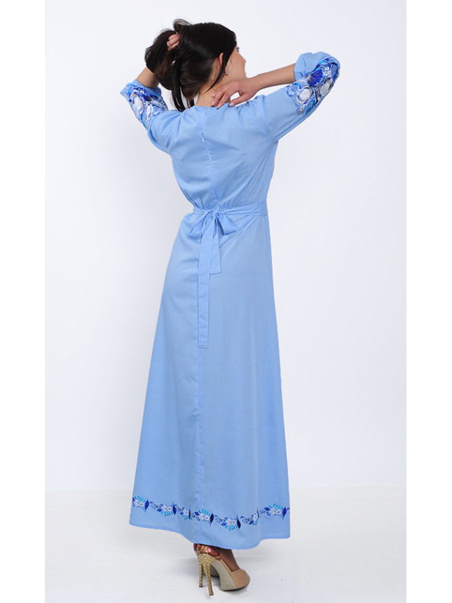 Dress with Petrykivka hand painting 7222 (7239)