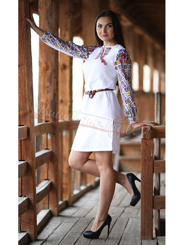 Women's embroidered dress ЖТХ 025 size 48